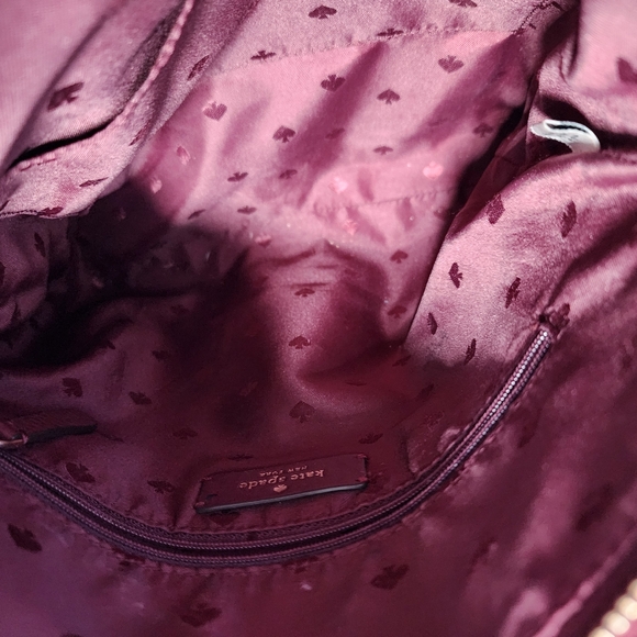 Kate Spade Burgundy Crossbody Bag with Sleek Design - Picture 7 of 9